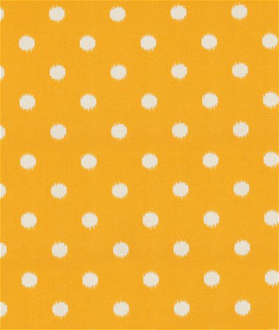 Premier Prints Outdoor Ikat Dot Citrus Yellow Fabric