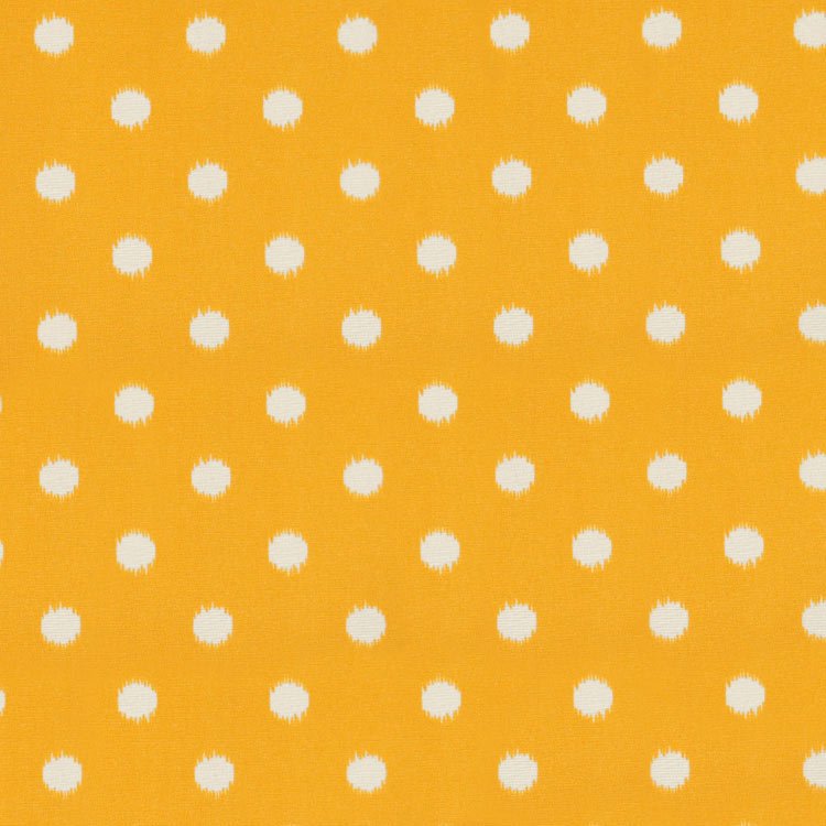 Premier Prints Outdoor Ikat Dot Citrus Yellow Fabric