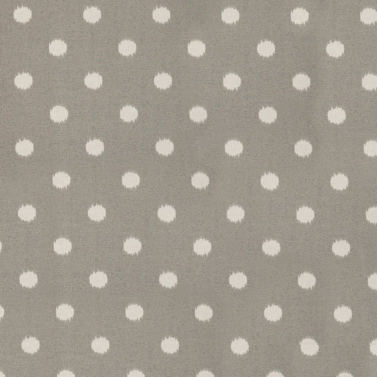 Premier Prints Outdoor Ikat Dots Grey Fabric