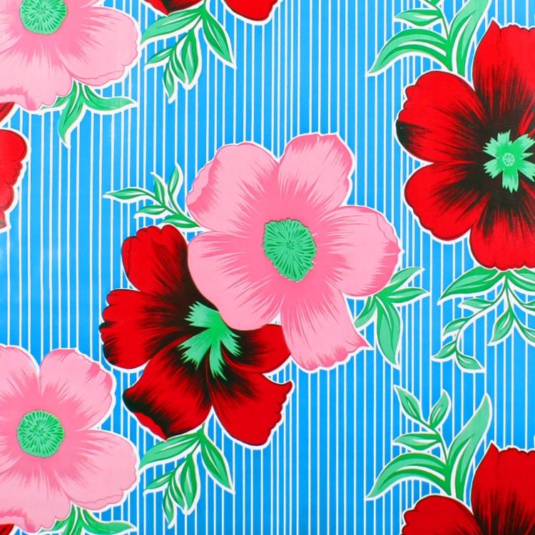 Light Blue Alegria Oilcloth Fabric