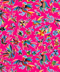 Fuchsia Aztec Oilcloth Fabric