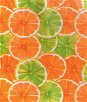 Orange/Lime Capricho Oilcloth Fabric