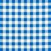 Blue 7/8" Gingham Oilcloth Fabric