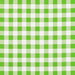 Lime Green 7/8" Gingham Oilcloth Fabric
