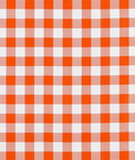 Orange 7/8" Gingham Oilcloth Fabric