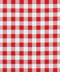 Red 7/8" Gingham Oilcloth Fabric