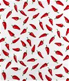 Red/White Chiles Oilcloth