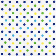 Blue Confetti Oilcloth Fabric