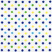 Blue Confetti Oilcloth Fabric