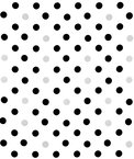 Black/Silver Confetti Oilcloth Fabric