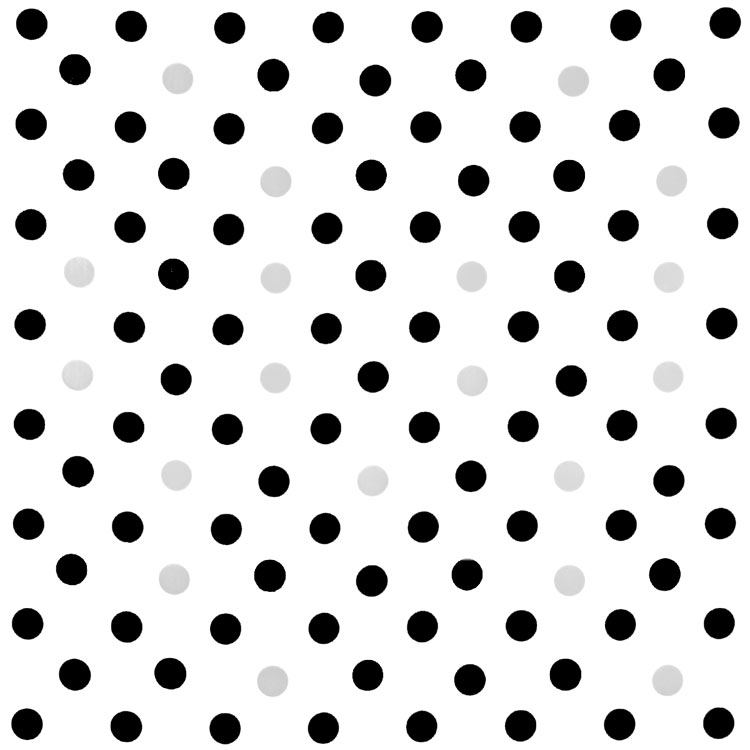 Black/Silver Confetti Oilcloth Fabric