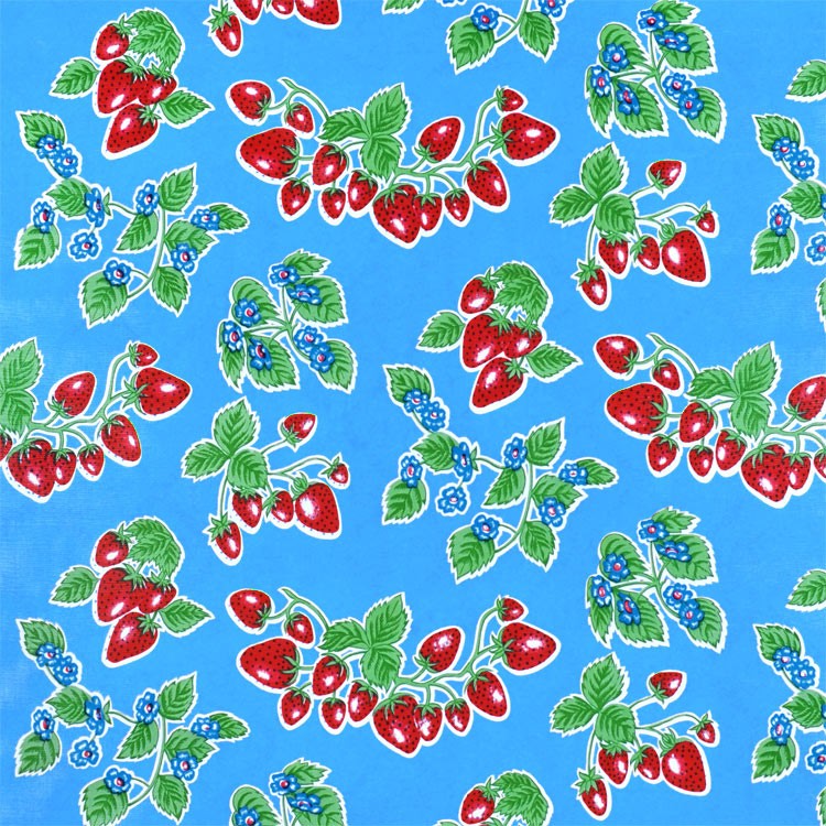 Sky Blue Forever Oilcloth Fabric