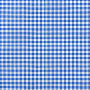 Blue 1/4" Gingham Oilcloth Fabric