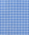 Blue 1/4" Gingham Oilcloth Fabric