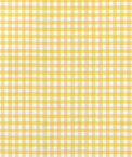Yellow 1/4" Gingham Oilcloth Fabric