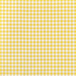 Yellow 1/4" Gingham Oilcloth Fabric
