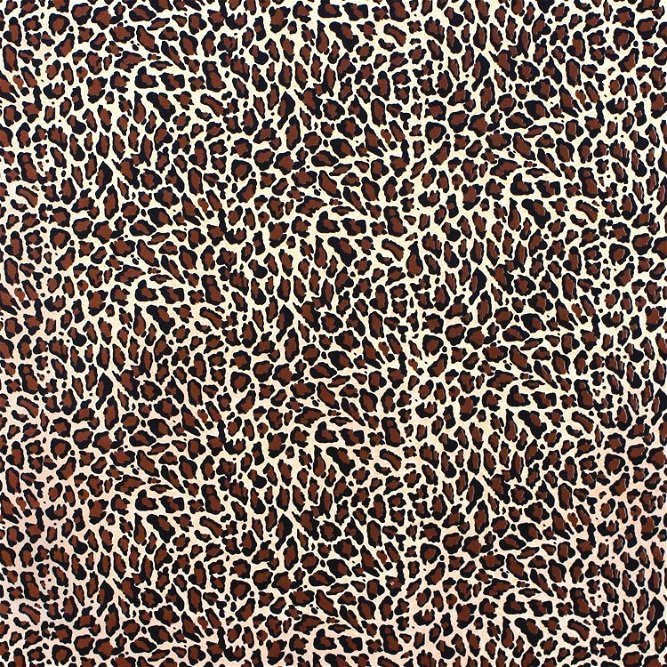 Brown Jaguar Oilcloth Fabric