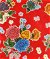 Red Mums Oilcloth