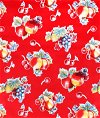 Red Pears & Apples Oilcloth