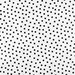 Black Polka Dots Oilcloth Fabric