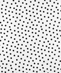 Black Polka Dots Oilcloth Fabric