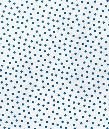 Blue Polka Dots Oilcloth Fabric