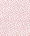 Red Polka Dots Oilcloth Fabric