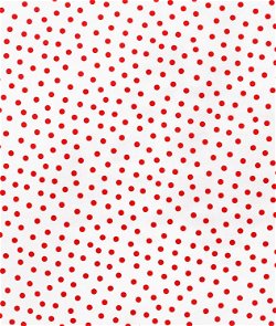 Red Polka Dots Oilcloth