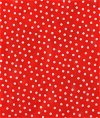 White on Red Polka Dots Oilcloth