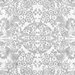 Silver Paradise Lace Oilcloth Fabric