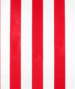 Red Wide Stripes Oilcloth