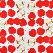 Red Solvang Oilcloth Fabric