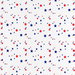 Blue/Red Stars Oilcloth Fabric