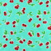 Aqua Stella Oilcloth Fabric