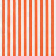 Orange Stripes Oilcloth Fabric
