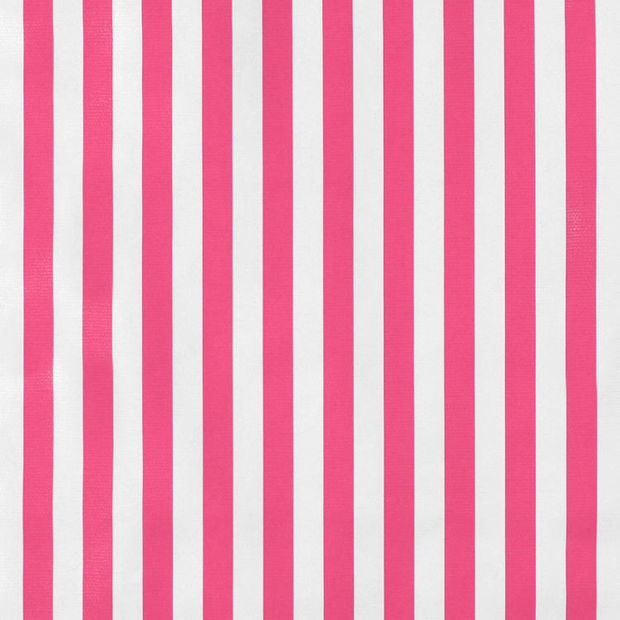 Pink Stripes Oilcloth Fabric image 1 of 1