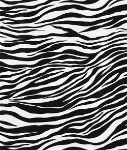 Black Zebra Oilcloth