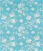 Premier Prints Outdoor Lenore Aqua Luxe Polyester Fabric