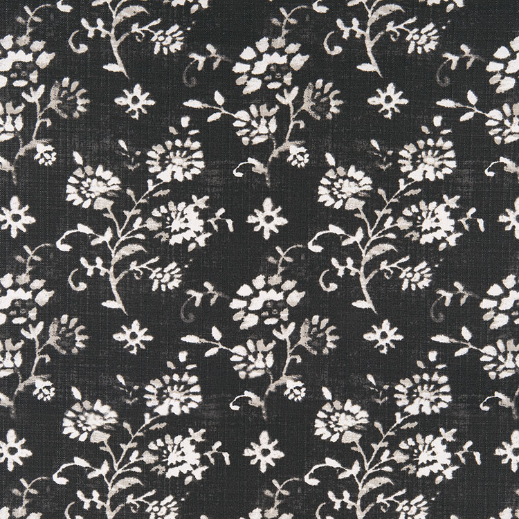 Premier Prints Outdoor Lenore Matte Black Luxe Polyester Fabric
