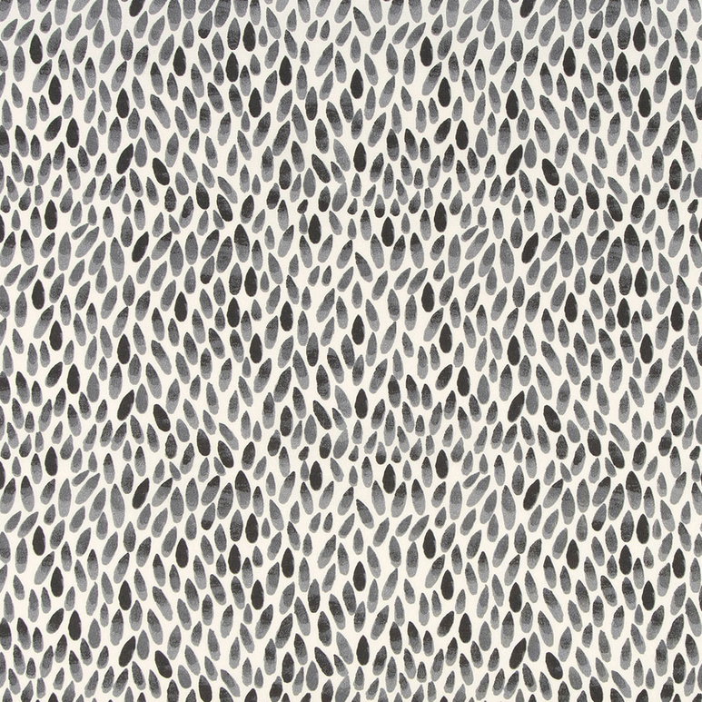 Premier Prints Outdoor Lotus Black Flame Fabric