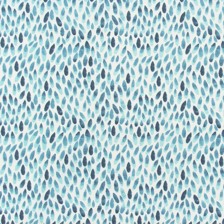 Premier Prints Outdoor Lotus Italian Denim Fabric