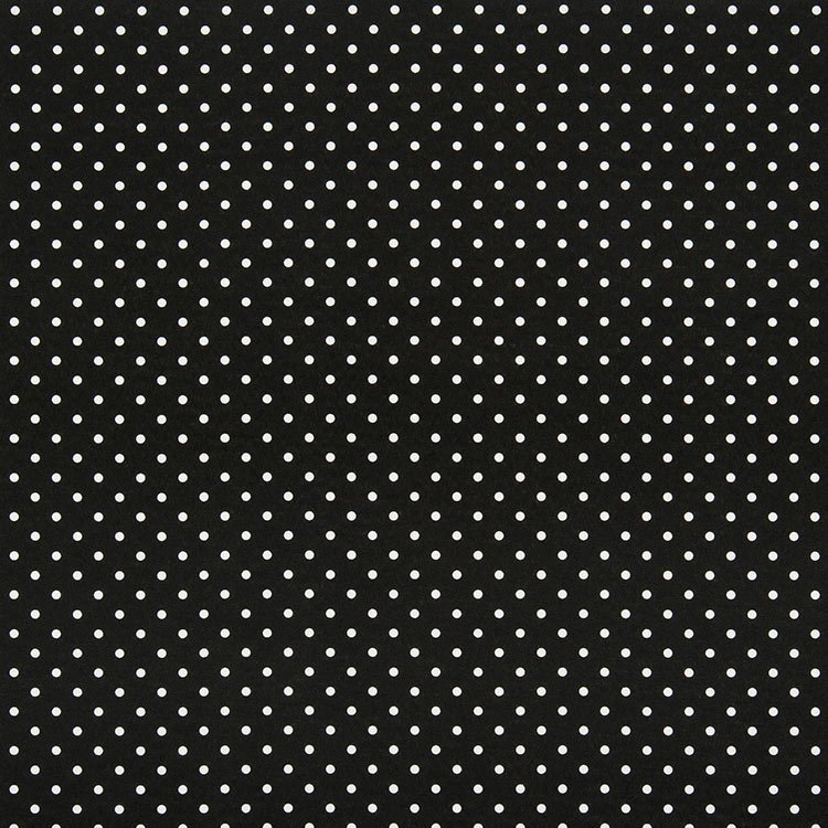 Premier Prints Outdoor Mini Dot Black Fabric
