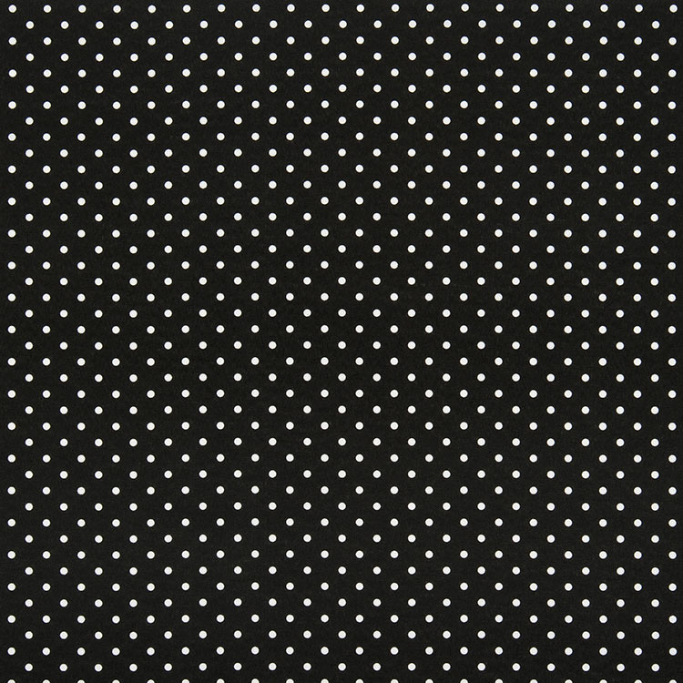 Premier Prints Outdoor Mini Dot Black Fabric