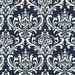 Premier Prints Outdoor Ozbourne Deep Blue Fabric