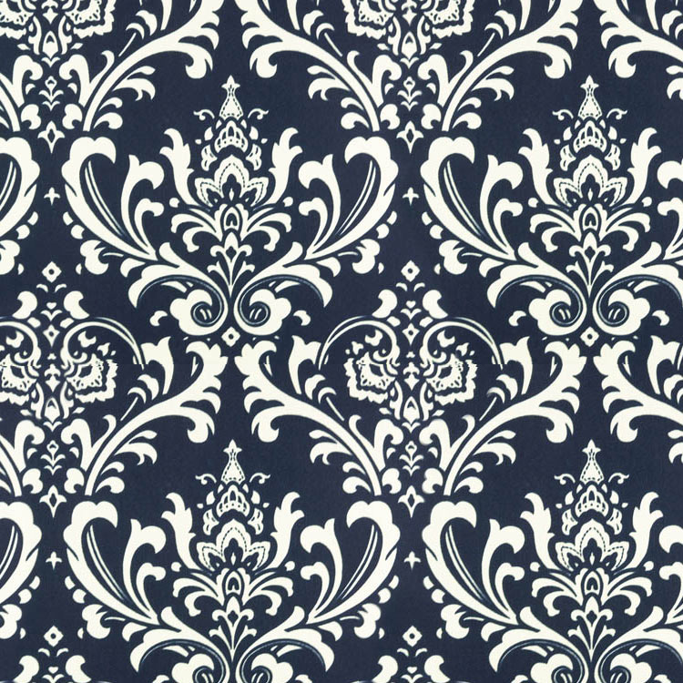 Premier Prints Outdoor Ozbourne Deep Blue Fabric