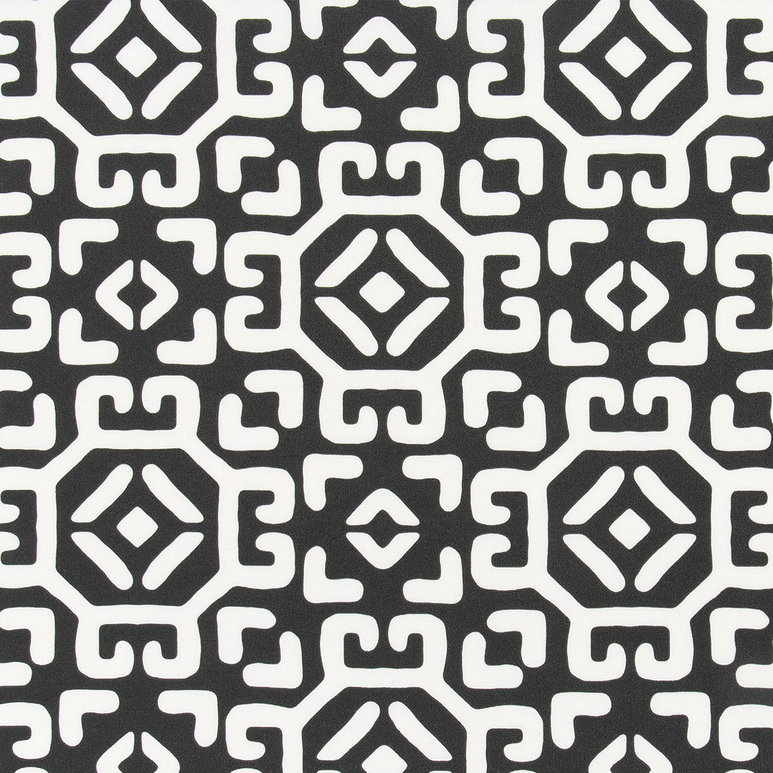 Premier Prints Outdoor Raul Matte Black Fabric
