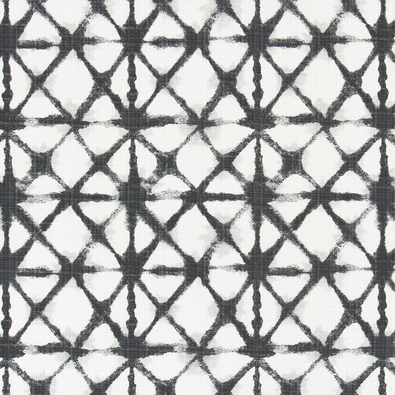 Premier Prints Outdoor Shibori Net Matte Black Luxe Polyester Fabric