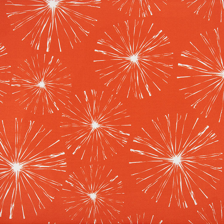 Premier Prints Outdoor Sparks Orange Fabric