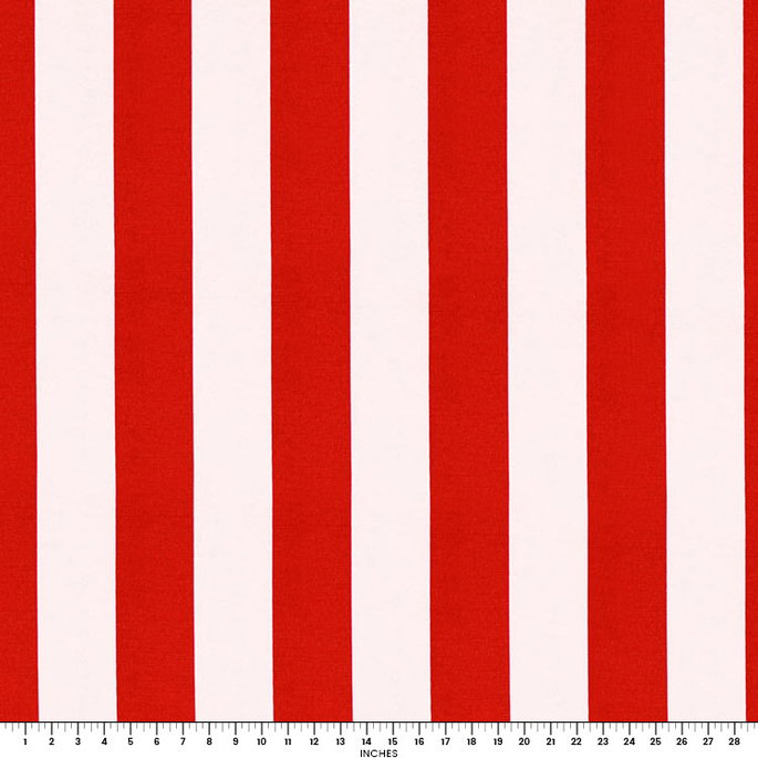 Premier Prints Outdoor Stripe Rojo Fabric image 2 of 2