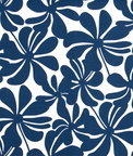 Premier Prints Outdoor Twirly Courtyard Navy Fabric
